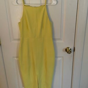 Size 8 yellow H&M dress